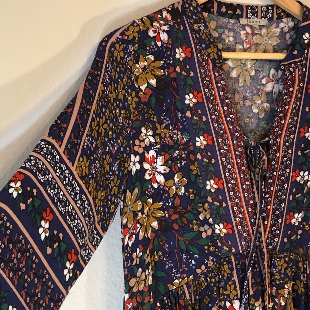 Soft boho floral dress - Anthropologie - small